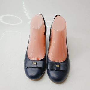 Cole Haan Women's Black Adair W13162 Front Bow Wedge Pump Heel Size 10B